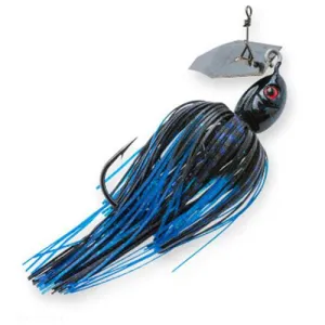 ChatterBait Projectz Lures - 3-8 oz Weight, 6-0 Hook, Black-Blue, Per 1