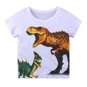 Children's t-shirt round neck print short sleeve