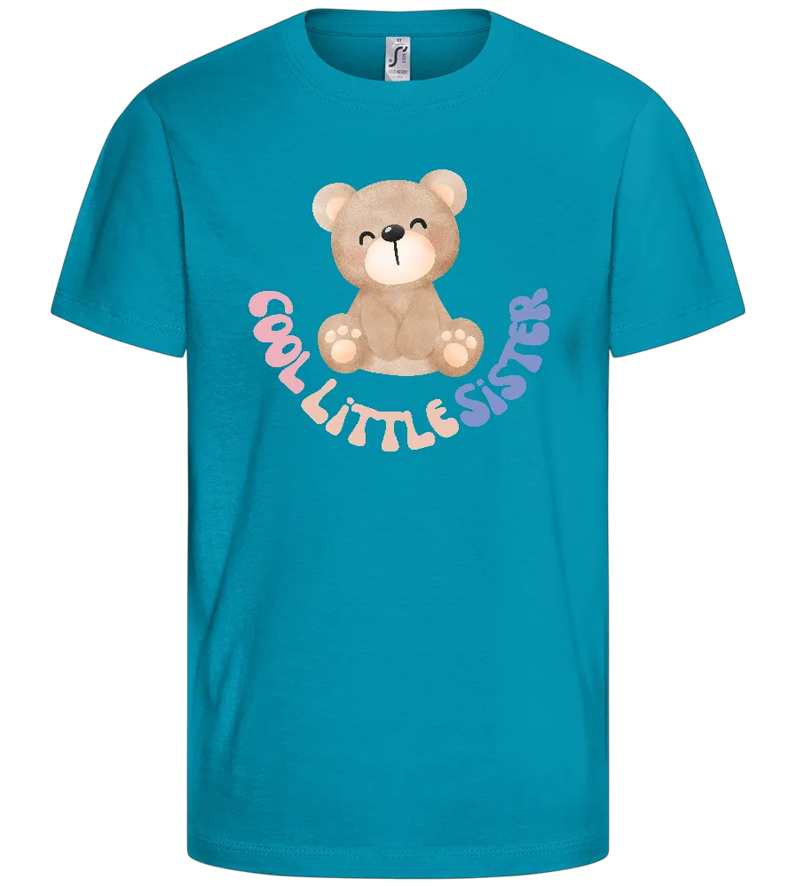 Cool Little Sister Teddy Design - Comfort kids fitted t-shirt