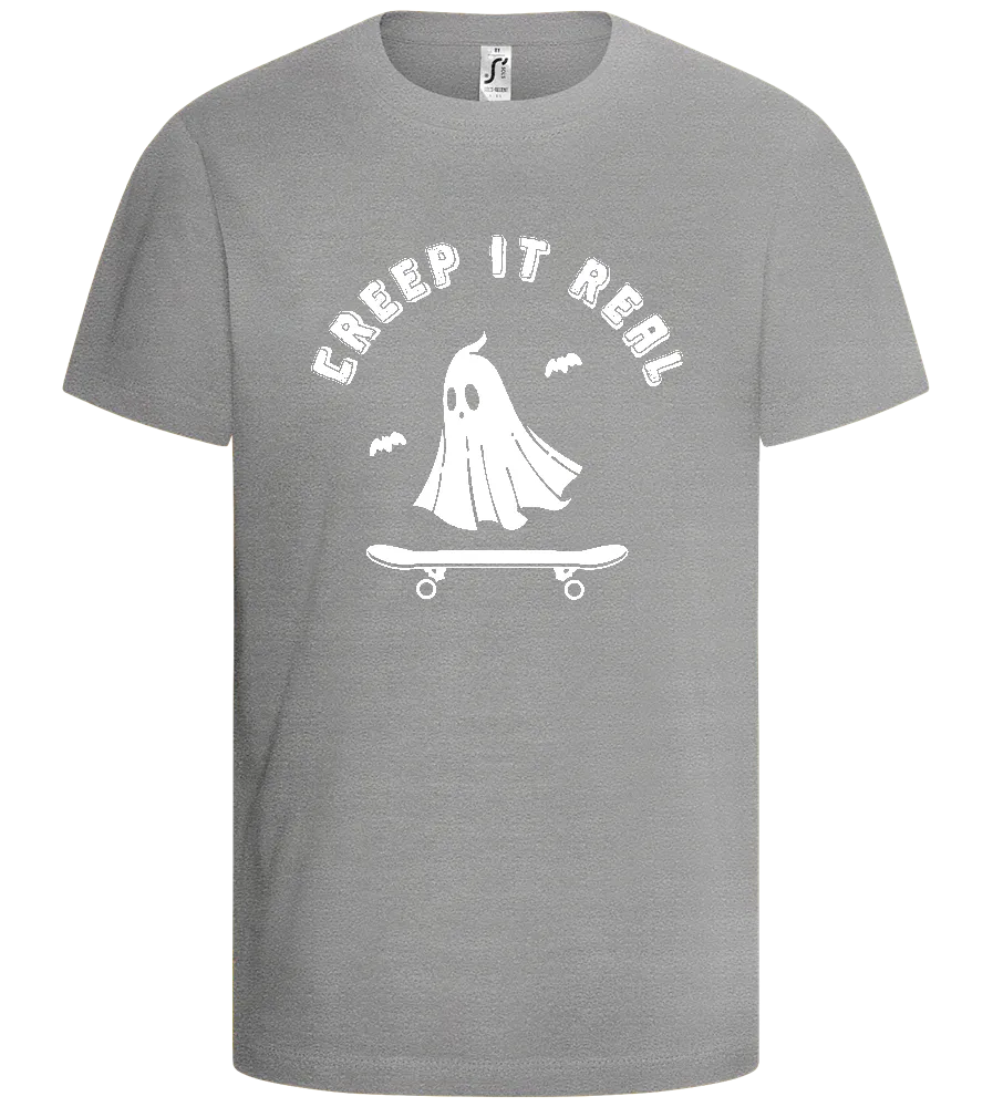 Creep It Real Ghost Design - Comfort kids fitted t-shirt