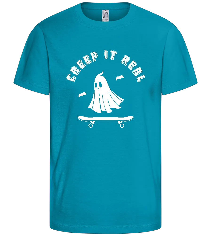 Creep It Real Ghost Design - Comfort kids fitted t-shirt