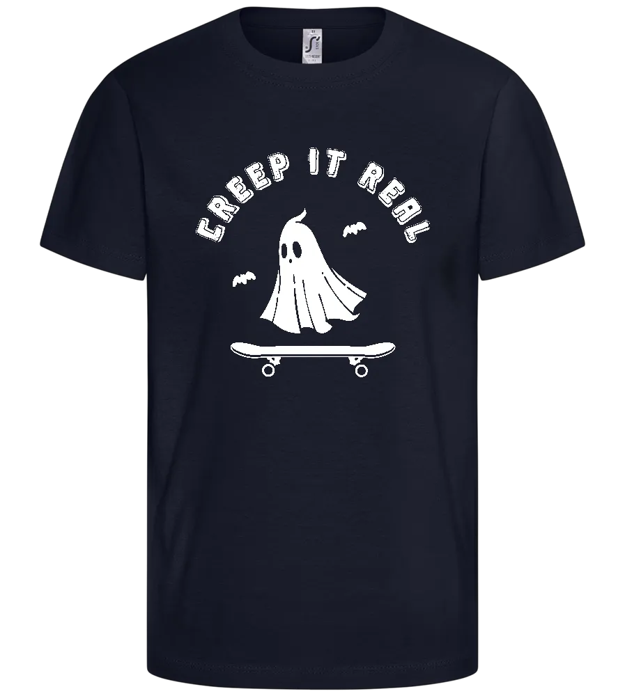 Creep It Real Ghost Design - Comfort kids fitted t-shirt