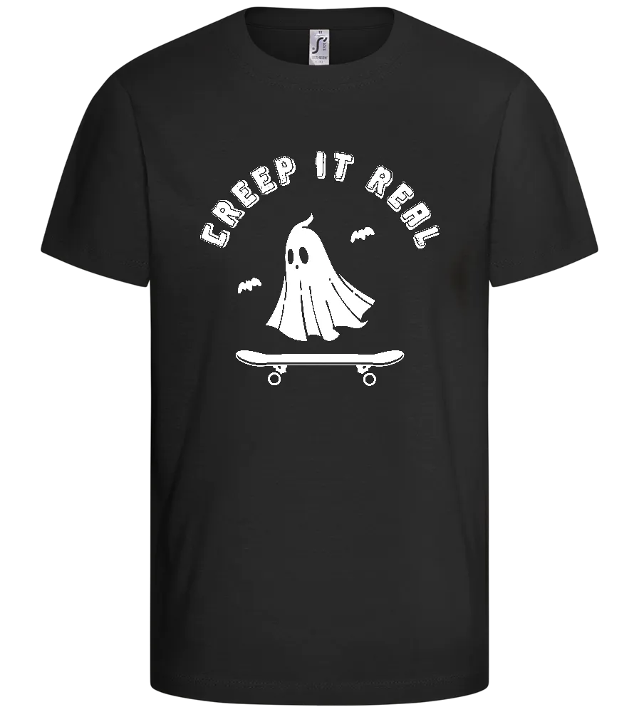 Creep It Real Ghost Design - Comfort kids fitted t-shirt