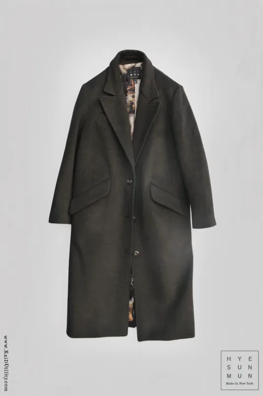 Dietrich Coat - Charcoal -  S