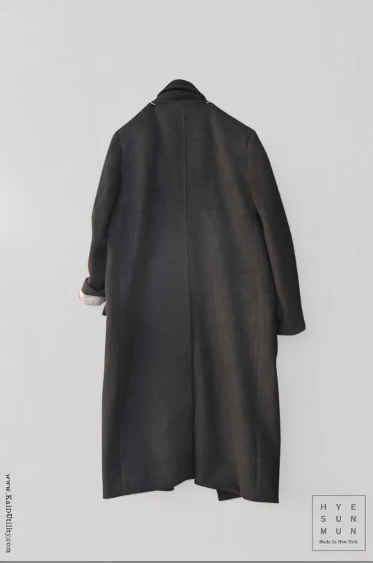 Dietrich Coat - Charcoal -  S