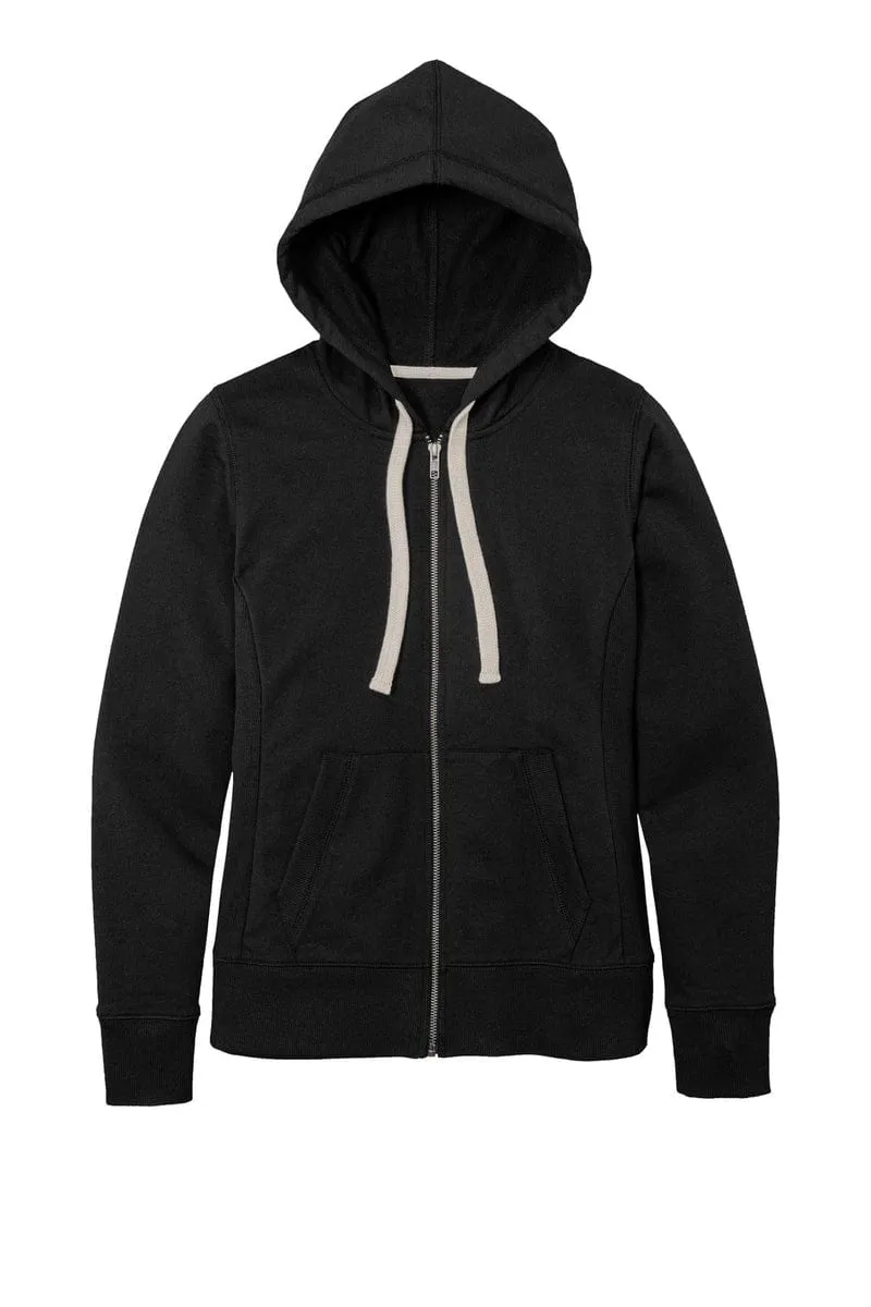 District DT8103: Women's Re-Fleece Full-Zip Hoodie