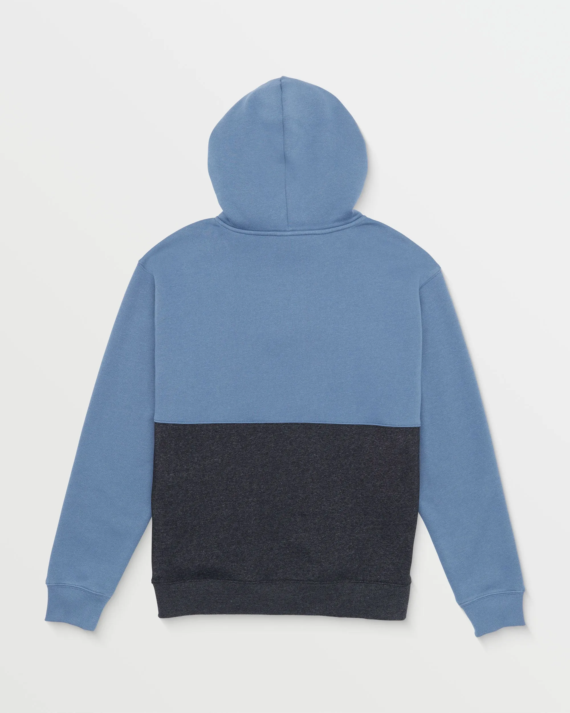 Divided Pullover Hoodie - Blueberry