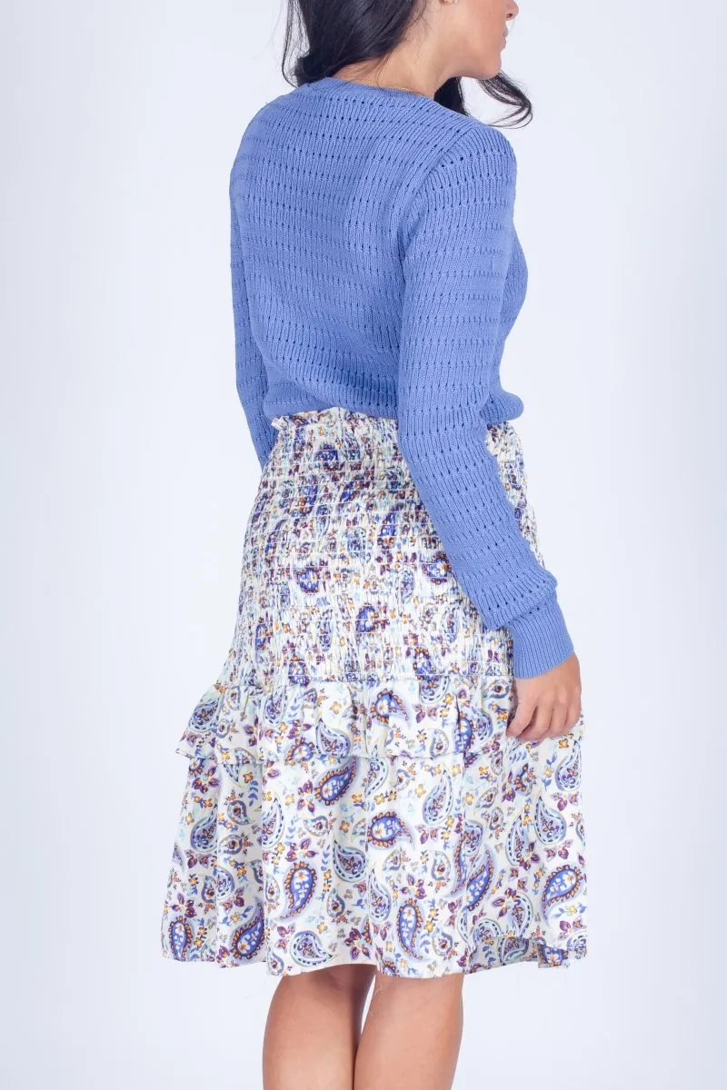 EMILY SKIRT (BLUE) 23"