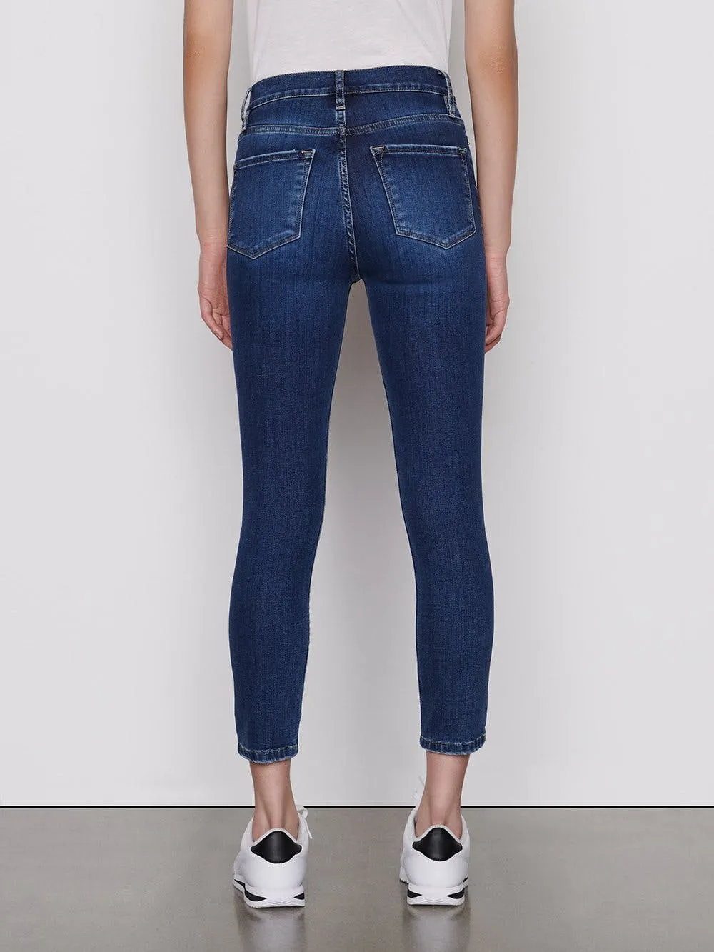 Frame Denim - Ali High Rise Cigarette Jeans in Lupine