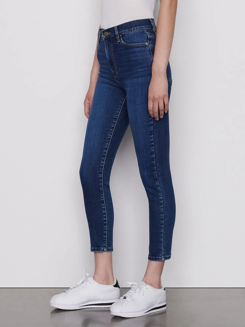 Frame Denim - Ali High Rise Cigarette Jeans in Lupine