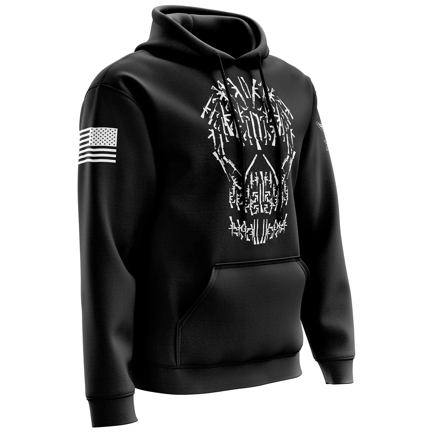 Gun Skull Hoodie