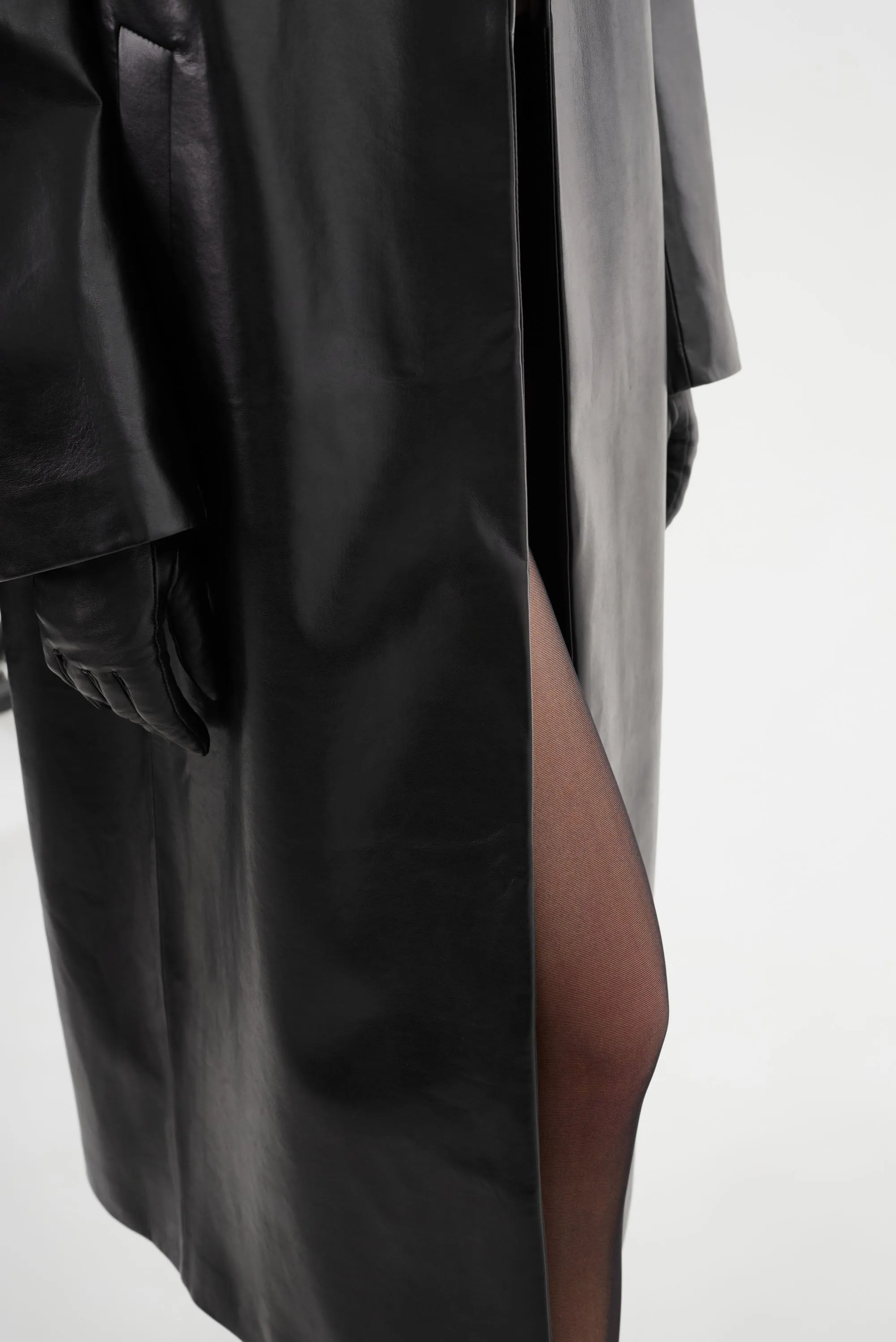 JANELLE | Recycled Leather Coat