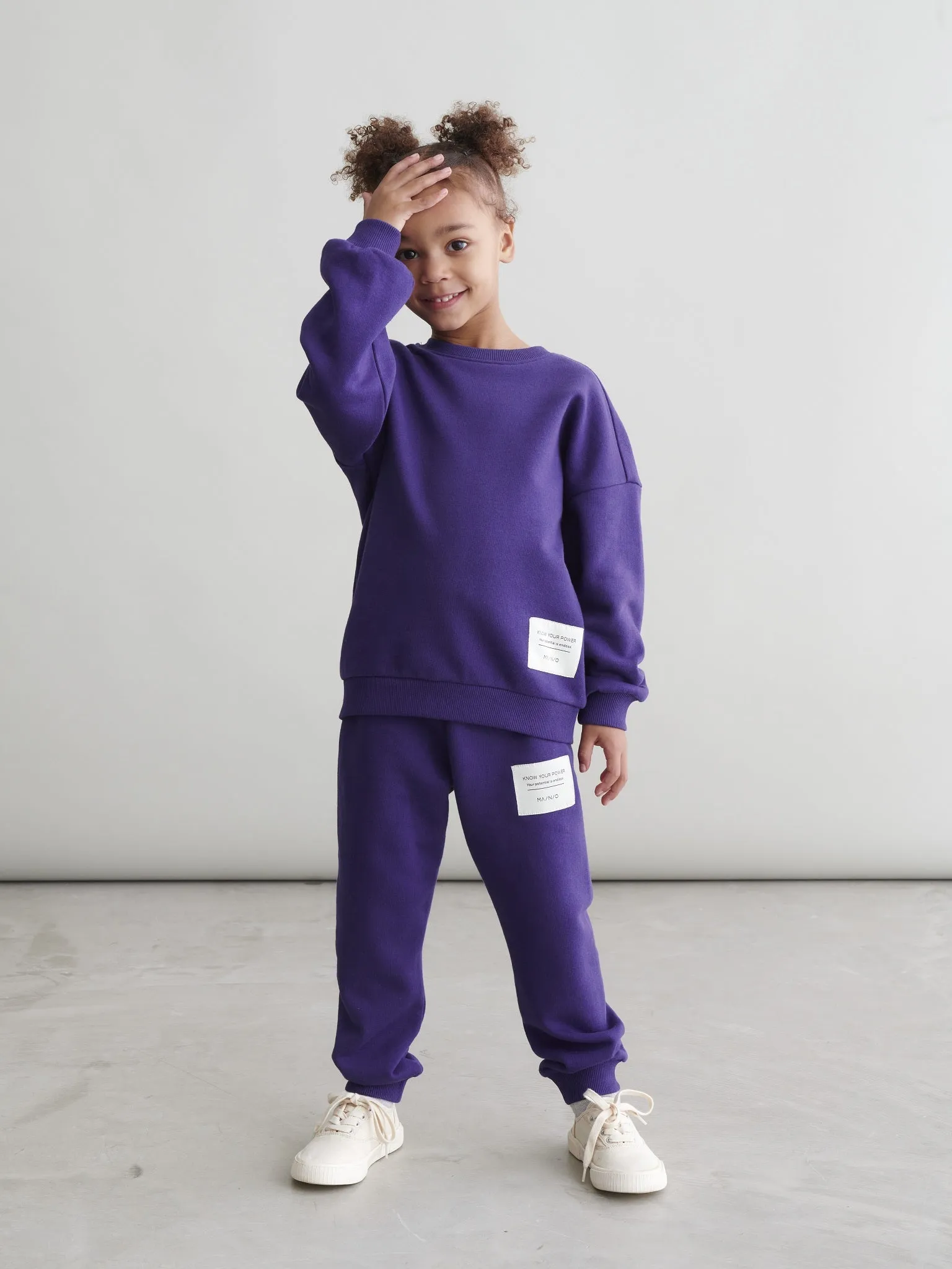 Kids' Superpower Sweatpants Violet Indigo