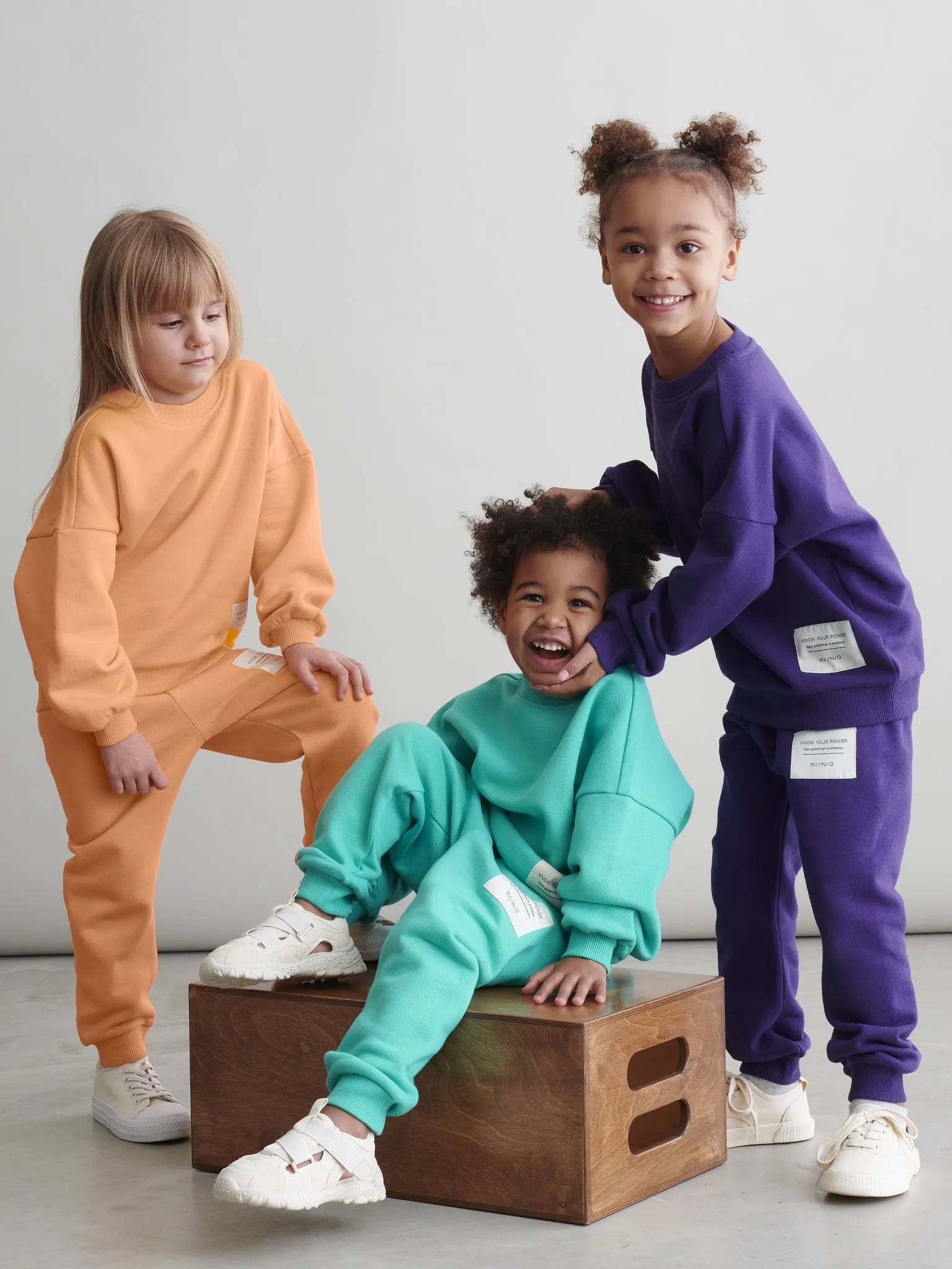 Kids' Superpower Sweatpants Violet Indigo