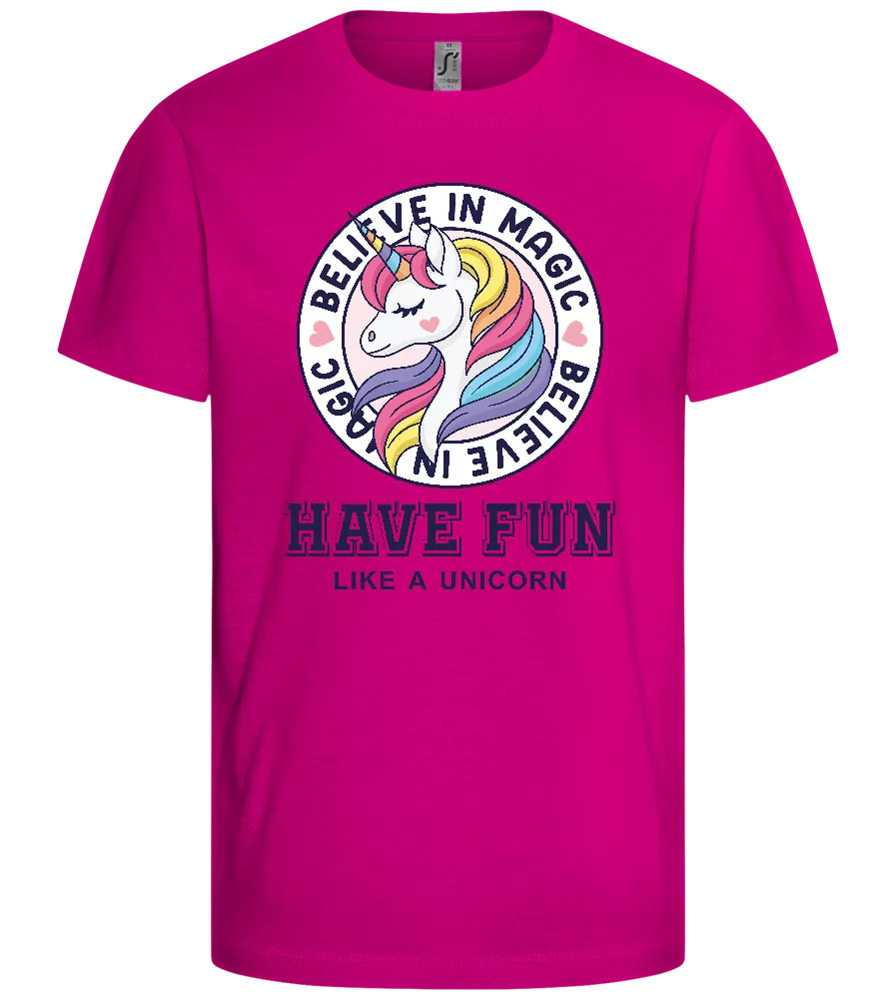 Like a Unicorn Design - Comfort girls' t-shirt