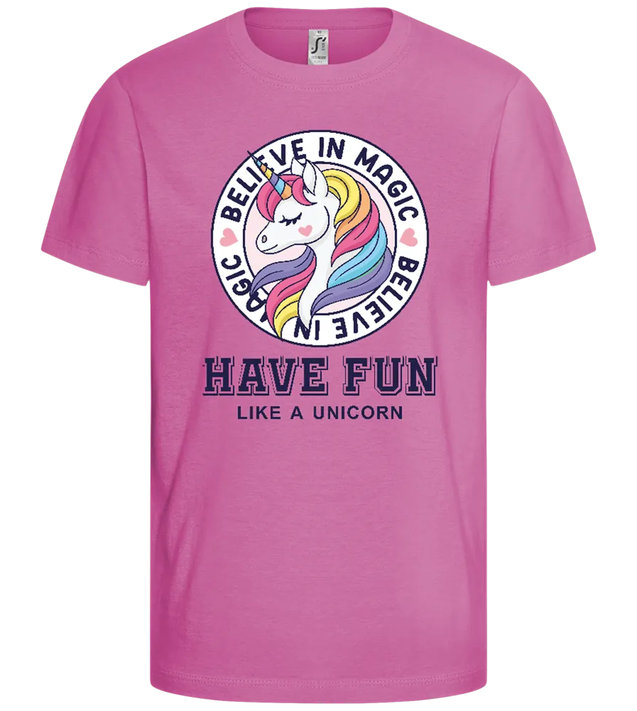 Like a Unicorn Design - Comfort girls' t-shirt