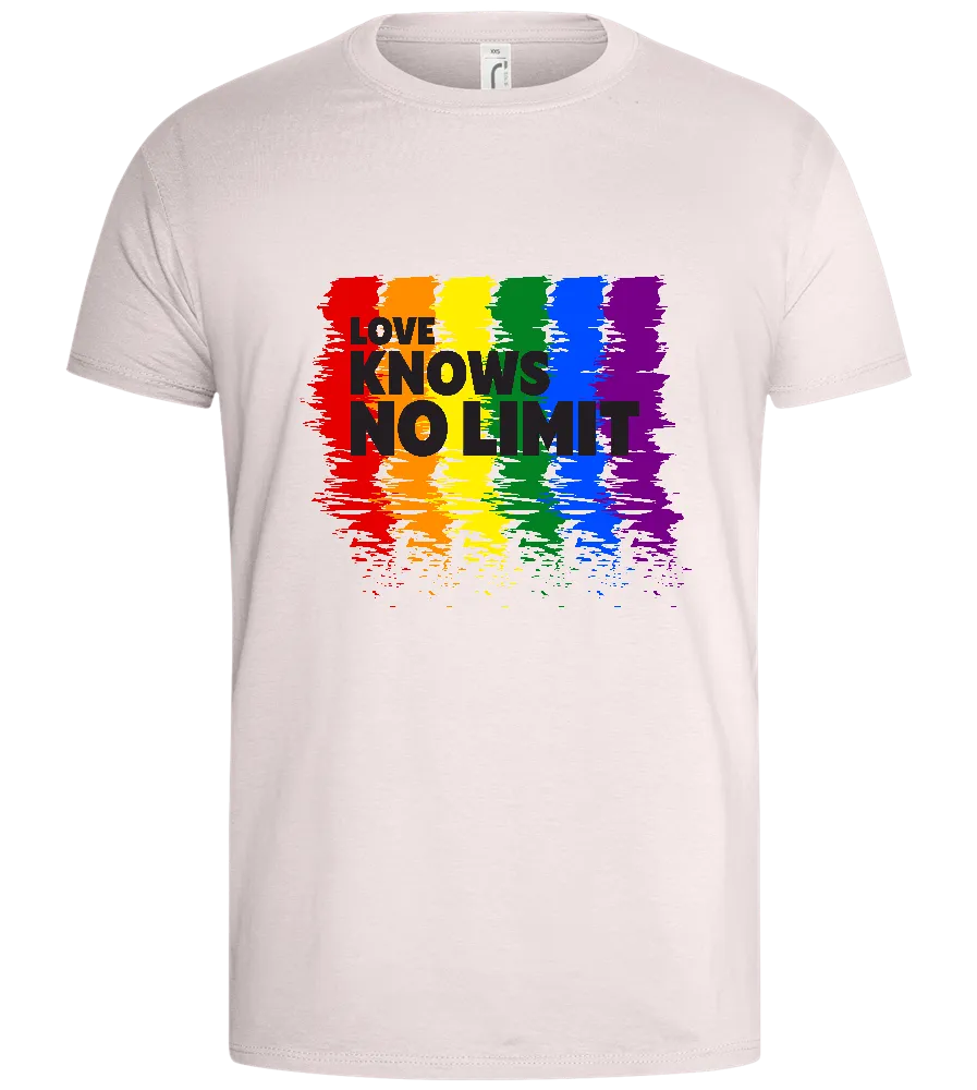 Love Knows No Limit Design - Basic men's t-shirt