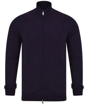 Matinique Mason Zip Cardigan Navy