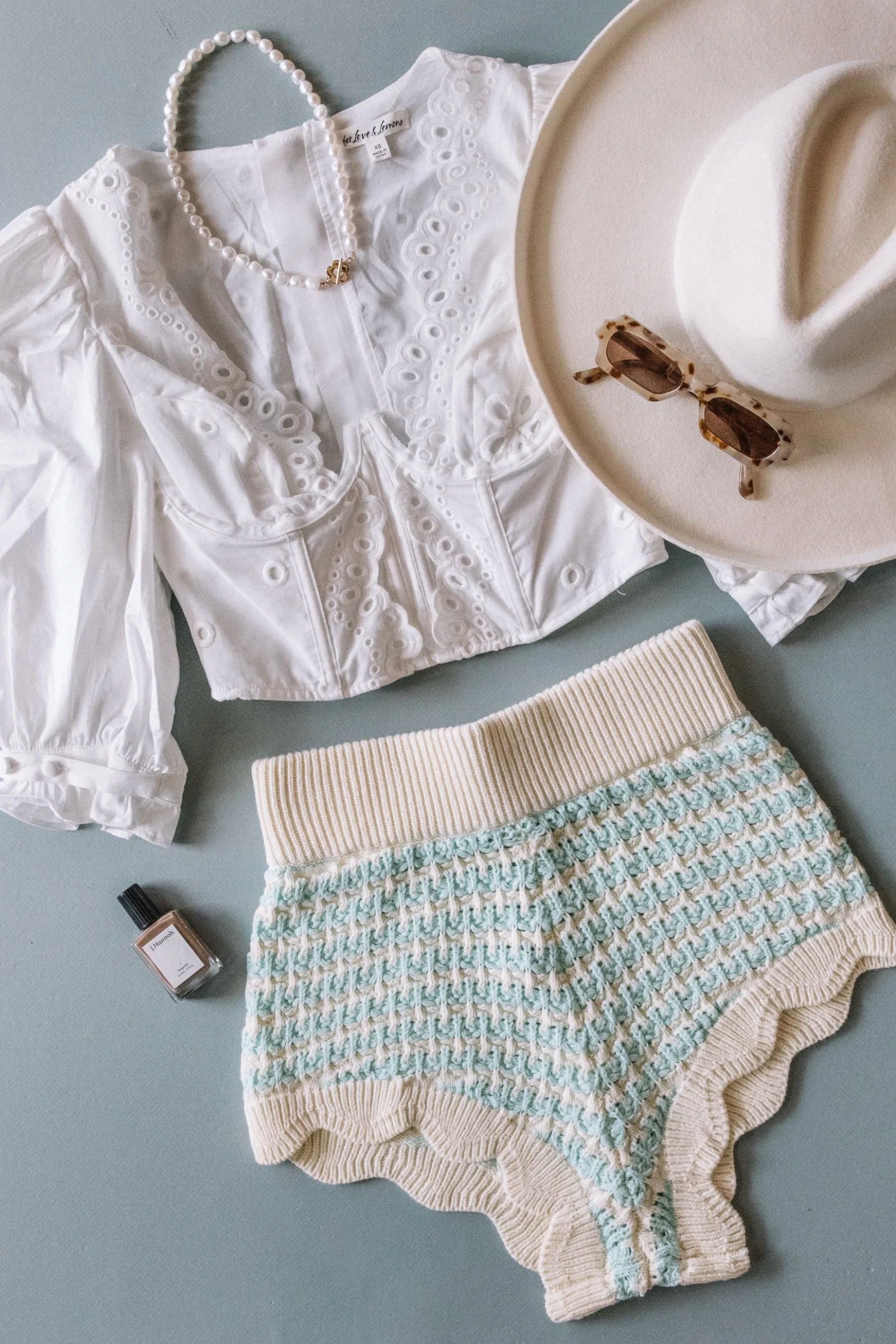 Mint Lizzy Stripe Short