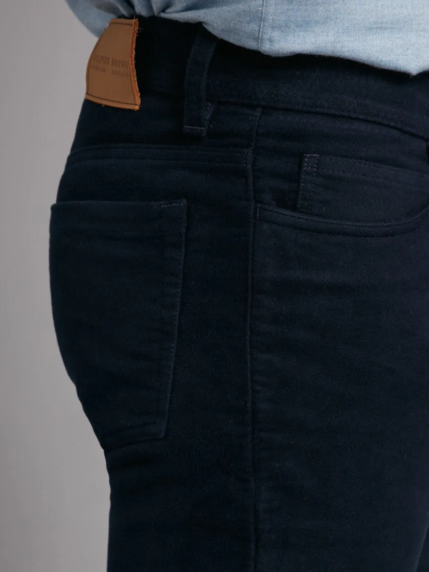 Moleskin Jeans - Navy