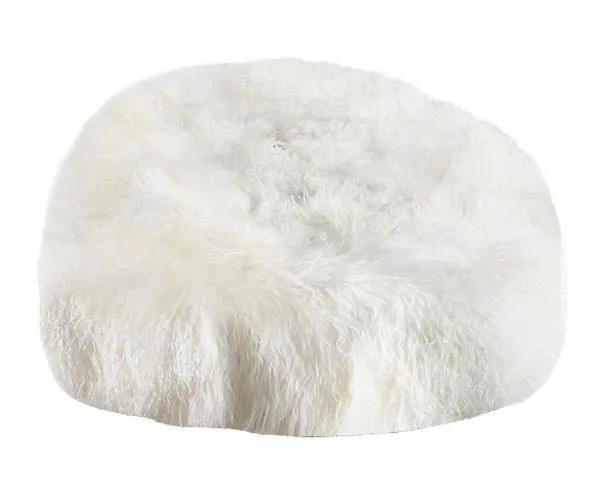 Monglian Sheep Fur Fluffy Fuzzy BeanBag Chair