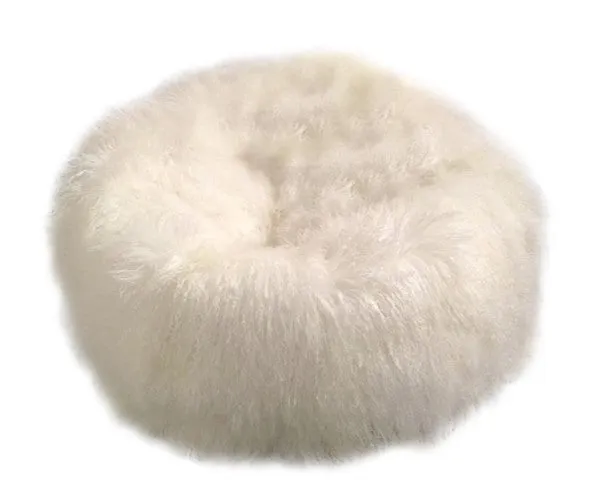 Monglian Sheep Fur Fluffy Fuzzy BeanBag Chair