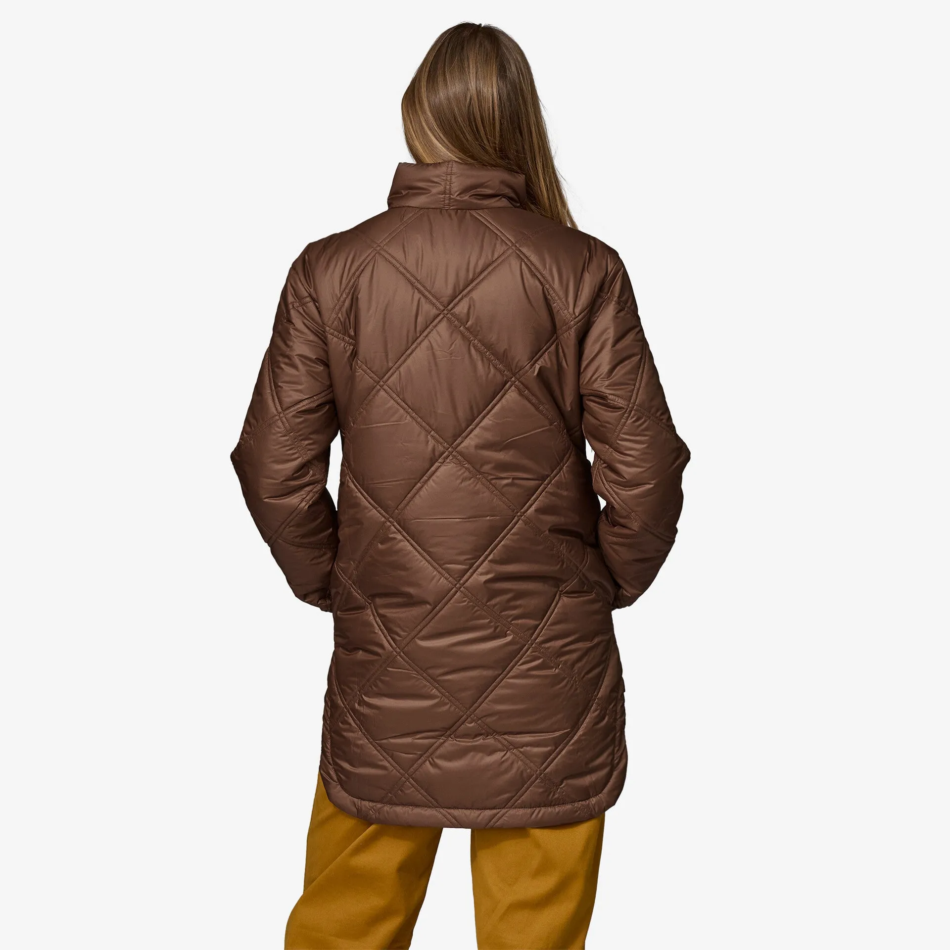 Patagonia Women's Pine Bank Insulated Parka - MOLASSES BROWN