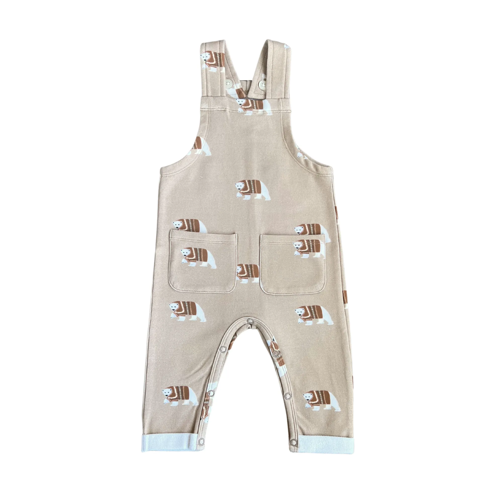 Polar Bear Pocket Overalls