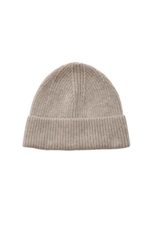 Stanton Knitted Beanie, Oatmeal Heather