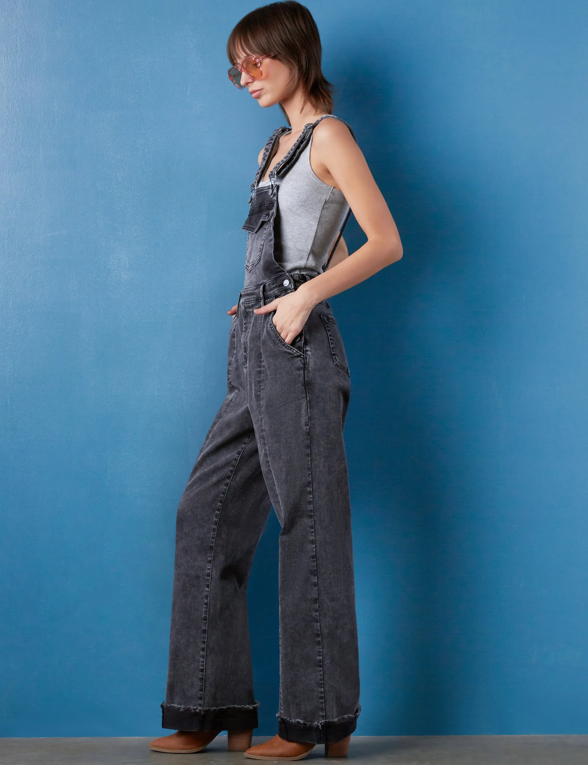 Union Wide-Leg Overalls