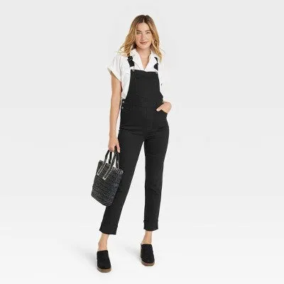 Universal Thread Women's 90's Slim Vintage Denim Jumpsuit Overalls