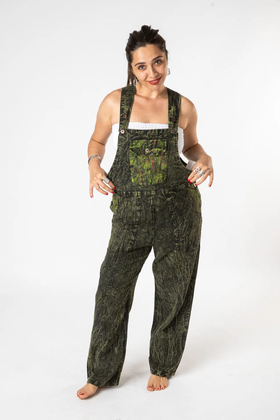 Woodland Festival Unisex Mushroom Overalls