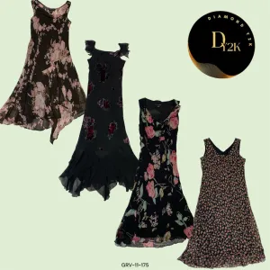 Y2K Vintage Floral Bliss Dress (GRV-11-175)