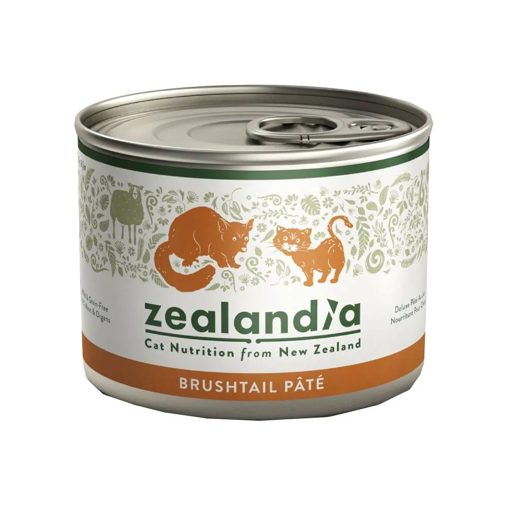 Zealandia Cat Nutrition from New Zealand - Brushtail 170g